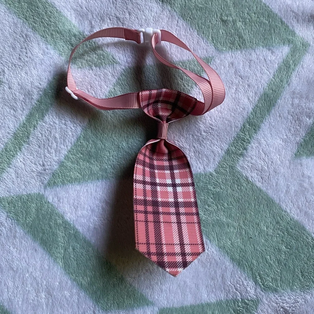 Pink pup tie - Picture 4 of 11